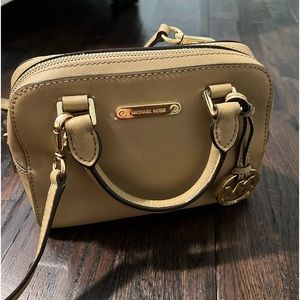 Michael Kors tan crossbody handbag